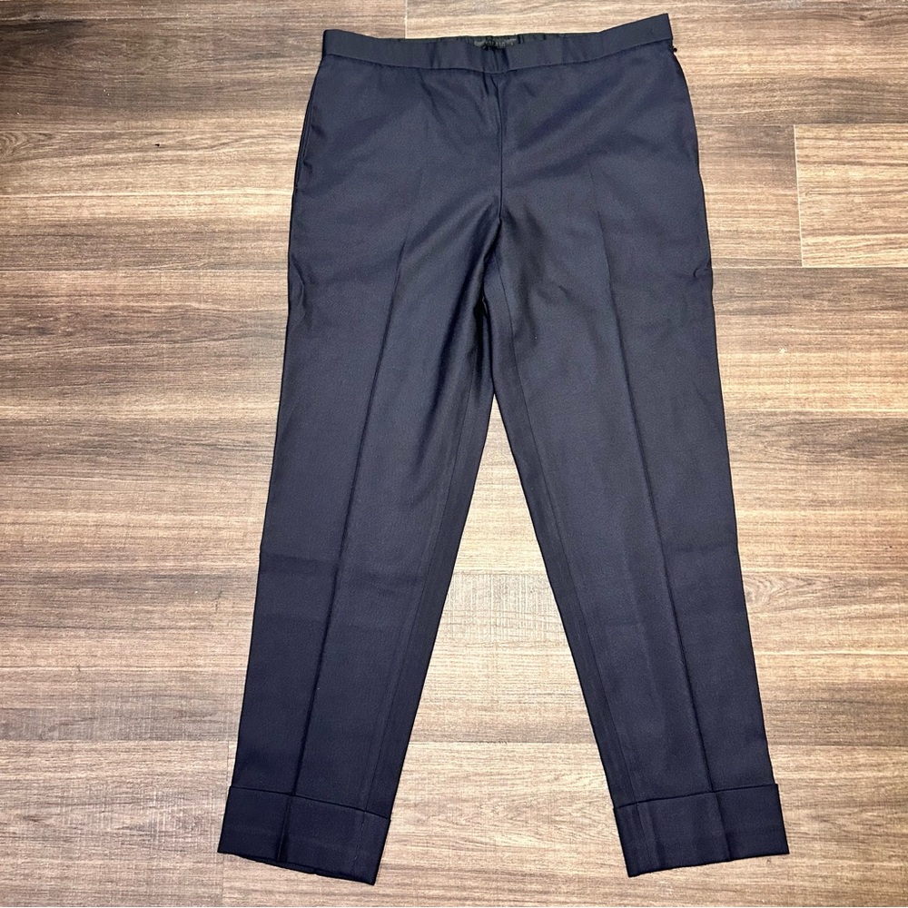 The Row Wool Silk Tailored Trousers Black Women’s Size 8 (Made in USA)